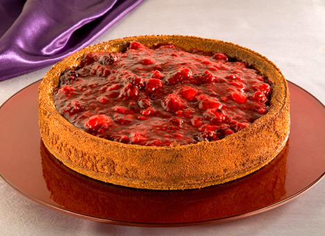 Frambuazlý ve Böðürtlenli Cheesecake
