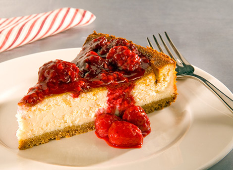 Frambuazlý ve Böðürtlenli Cheesecake